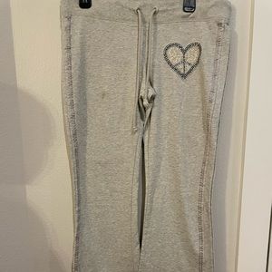 Twisted heart sweat pants.